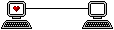 alt: this is a gif of two computers transferring its love for each other back and forth. alt: this is a gif of two computers transferring its love for each other back and forth.